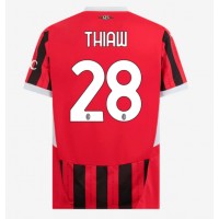 Billiga AC Milan Malick Thiaw #28 Hemma fotbollskläder 2024-25 Kortärmad